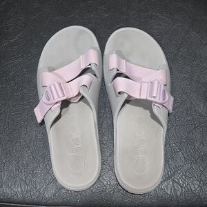Chaco Women's Sandals - Light Pink and Gray